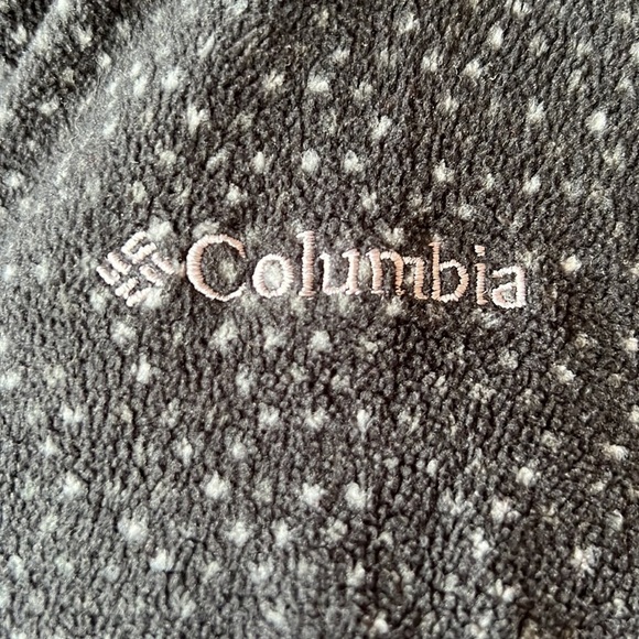 COLUMBIA Dark Grey Long Sleeve Fleece Pullover Size Large - Picture 5 of 9